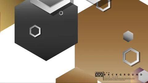 Modern geometric abstract vector templates stone and brick color compositions Illustrazione stock