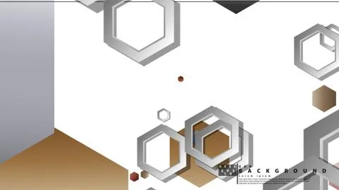 Modern geometric abstract vector templates stone and brick color compositions Illustrazione stock