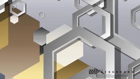 Modern geometric abstract vector templates stone and brick color compositions Stock Illustration
