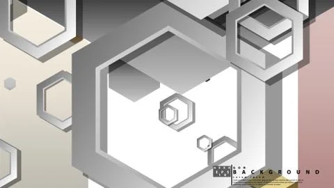 Modern geometric abstract vector templates stone and brick color compositions Illustrazione stock