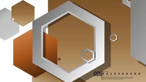 Modern geometric abstract vector templates stone and brick color compositions Stock Illustration