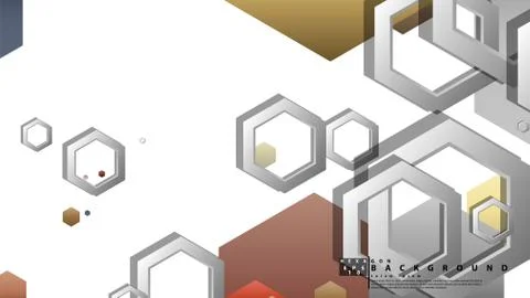 Modern geometric abstract vector templates stone and brick color compositions Illustrazione stock