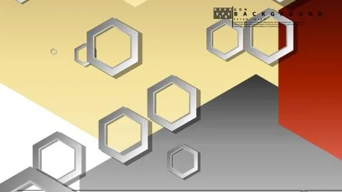 Modern geometric abstract vector templates stone and brick color compositions Illustrazione stock