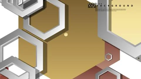 Modern geometric abstract vector templates stone and brick color compositions Illustrazione stock