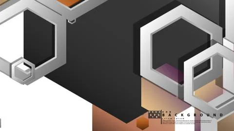 Modern geometric abstract vector templates stone and brick color compositions Illustrazione stock