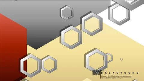 Modern geometric abstract vector templates stone and brick color compositions Illustrazione stock