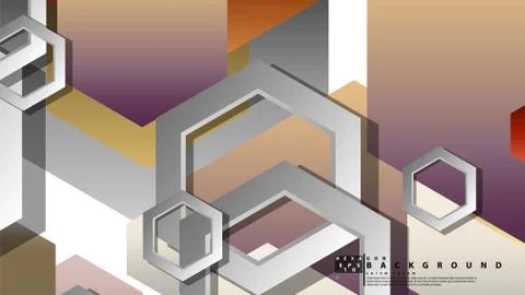 Modern geometric abstract vector templates stone and brick color compositions 스톡 일러스트