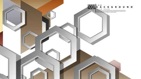 Modern geometric abstract vector templates stone and brick color compositions Illustrazione stock