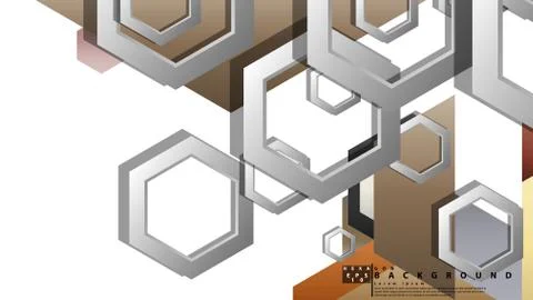 Modern geometric abstract vector templates stone and brick color compositions イラスト素材