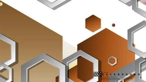 Modern geometric abstract vector templates stone and brick color compositions Stock Illustration