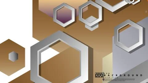 Modern geometric abstract vector templates stone and brick color compositions Illustrazione stock