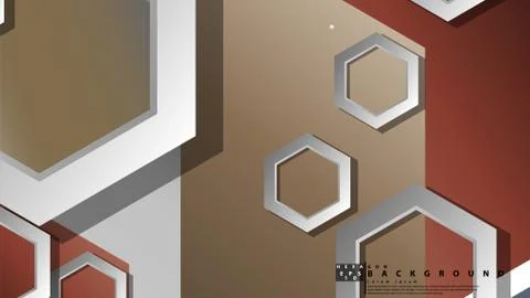 Modern geometric abstract vector templates stone and brick color compositions Illustrazione stock