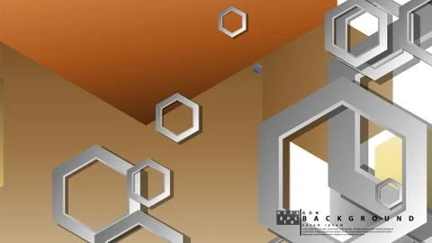 Modern geometric abstract vector templates stone and brick color compositions Illustrazione stock