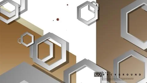 Modern geometric abstract vector templates stone and brick color compositions Illustrazione stock