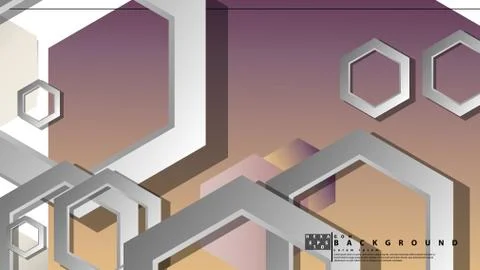 Modern geometric abstract vector templates stone and brick color compositions Illustrazione stock