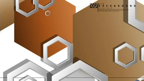 Modern geometric abstract vector templates stone and brick color compositions Illustrazione stock