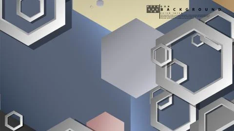 Modern geometric abstract vector templates stone and brick color compositions Stock Illustration