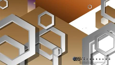 Modern geometric abstract vector templates stone and brick color compositions Illustrazione stock