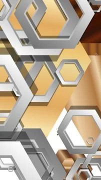 Modern geometric abstract vector templates wood color compositions. Vector il Stock Illustration