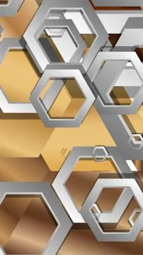 Modern geometric abstract vector templates wood color compositions. Vector il Stock Illustration
