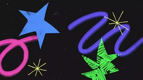 Modern geometric animated figures. Animated background Видео 340039509