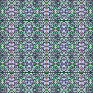 Modern Geometric Arabesque Seamless Pattern Illustrazione stock