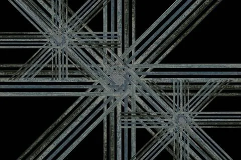 Modern Geometric Background Digital abstract linear geometric pattern back... Stock Photos