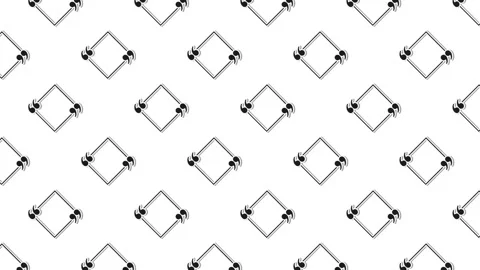 Modern geometric background featuring a repeating grid of quote Stock Footage 325862900