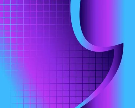 Modern geometric background, Gradient shapes composition Stock Illustration