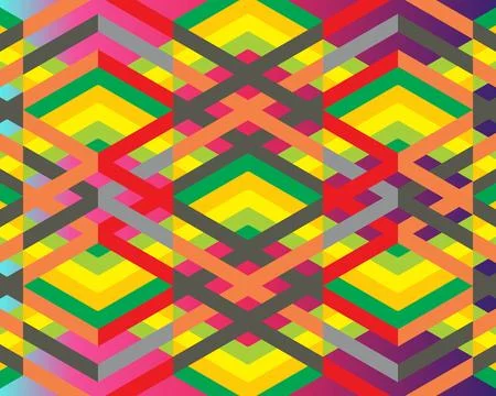 Modern geometric background, Gradient shapes composition Ilustración de archivo