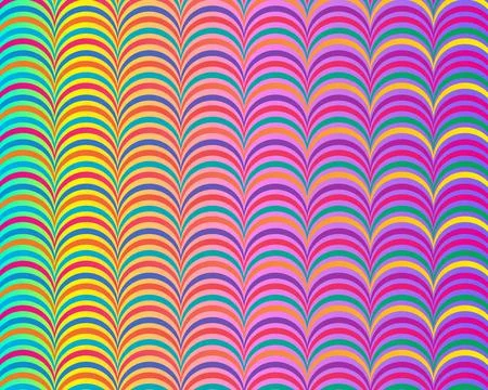 Modern geometric background, Gradient shapes composition Stock Illustration