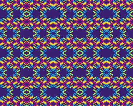 Modern geometric background, Gradient shapes composition 库存插图