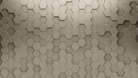 Modern geometric background. Hexagon background. Abstract 3d Vídeo Stock 219361595