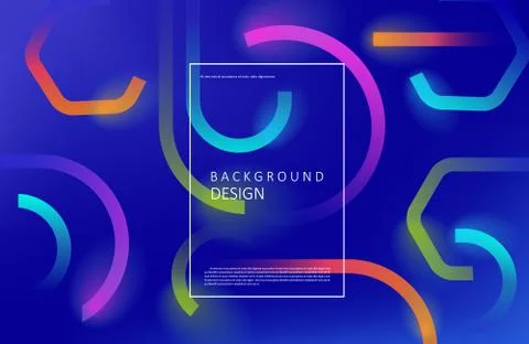 Modern geometric background Stock Illustration