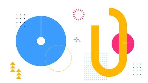 Modern Geometric Background Stock Illustration