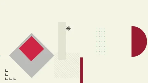 Modern geometric background in minimalistic style. Animated background and .. Stock Footage 252794496