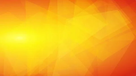 Modern geometric background with orange and yellow triangular layers and ce.. Stockillustratie