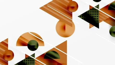 Modern geometric background - overlapping triangles with smooth gradients a.. Stockillustratie
