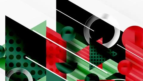 Modern geometric background - overlapping triangles with smooth gradients and 스톡 일러스트