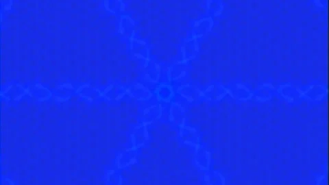 Modern geometric cross on vibrant blue background for abstract design element Stock Footage 339793059