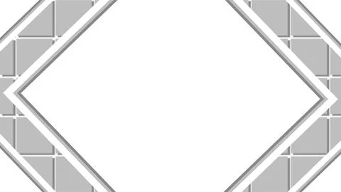Modern Geometric Frame Design for Creative Projects. Stock Illustration