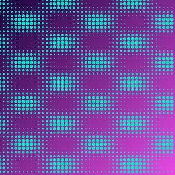 Modern Geometric Gradient Background with Teal Polka Dot Halftone Pattern o.. 스톡 일러스트