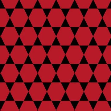 Modern geometric hexagonal seamless star background pattern vector. Stock Illustration