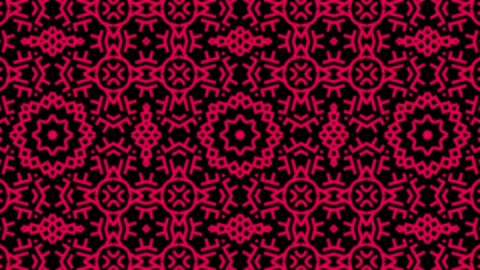 Modern geometric kaleidoscopic background looping animation Stock Footage 308613839