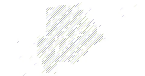 Modern Geometric Lines Assemble Botswana Map Stock Footage 323442972