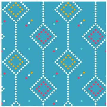 Modern geometric lines seamless pattern Stock Illustration