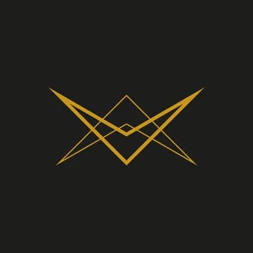 Modern Geometric Logo Design Stock Illustration