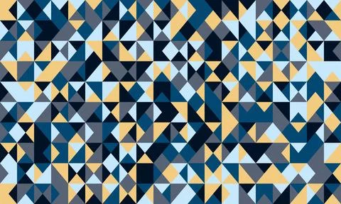 Modern geometric pattern with artistic shapes and seamless repetition. Ideal  Stock Illustration