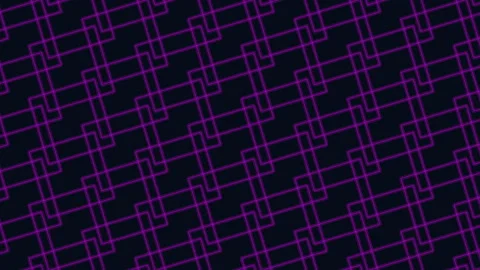 Modern geometric pattern black and blue floating diamonds on dark background Stock Footage 292955854