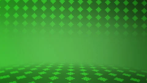 Modern geometric pattern with cubes on green gradient Video stock 237448774
